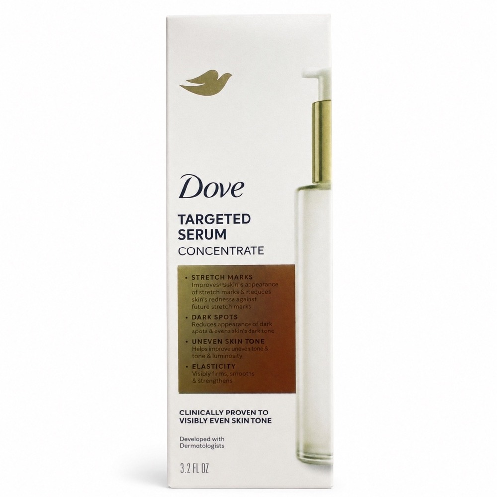Dove Targeted Serum Concentrate 3.2oz Niacinamide Collagen Peptides Serum